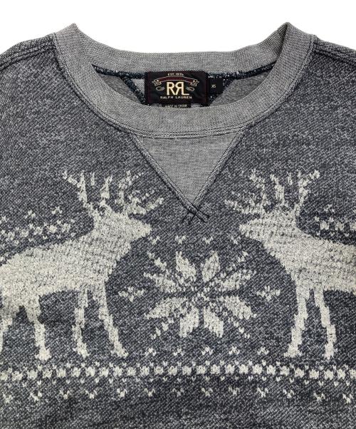 RRL（ダブルアールエル）RRL (ダブルアールエル) ノルディック柄スウェット グレー サイズ:XSの古着・服飾アイテム