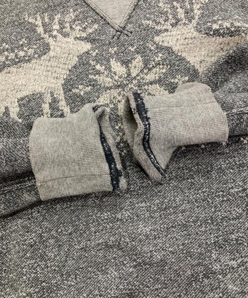 RRL（ダブルアールエル）RRL (ダブルアールエル) ノルディック柄スウェット グレー サイズ:XSの古着・服飾アイテム