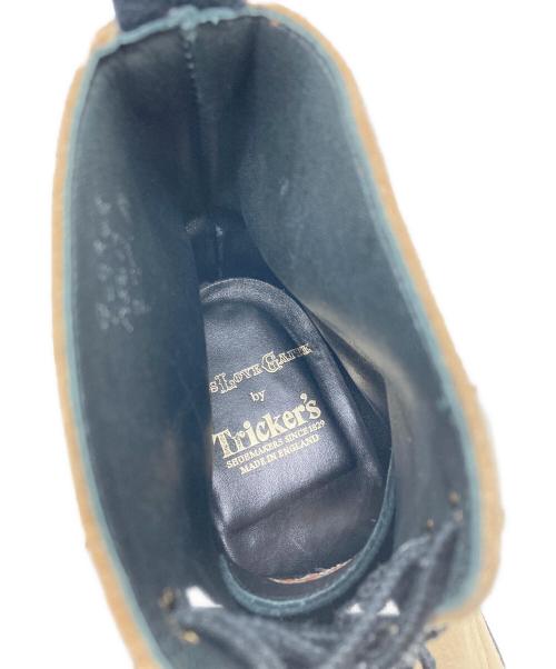 Tricker's（トリッカーズ）Tricker's (トリッカーズ) KIDS LOVE GAITE (キッズラブゲイト) ツートーンスウェードブーツ ベージュ サイズ:8の古着・服飾アイテム