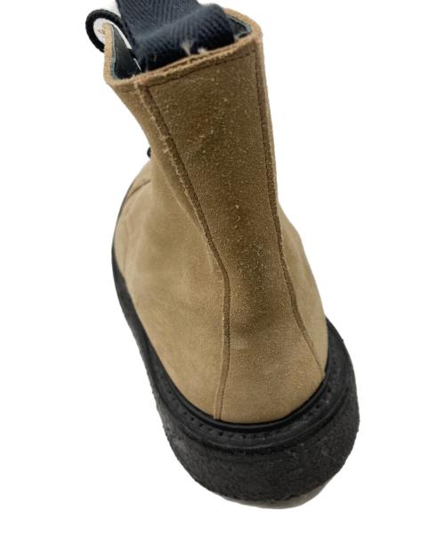 Tricker's（トリッカーズ）Tricker's (トリッカーズ) KIDS LOVE GAITE (キッズラブゲイト) ツートーンスウェードブーツ ベージュ サイズ:8の古着・服飾アイテム
