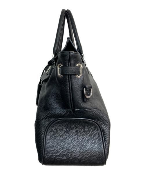 PELLE MORBIDA（ペッレモルビダ）PELLE MORBIDA (ペッレモルビダ) レザートートバッグ ブラックの古着・服飾アイテム