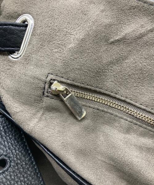 PELLE MORBIDA（ペッレモルビダ）PELLE MORBIDA (ペッレモルビダ) レザートートバッグ ブラックの古着・服飾アイテム