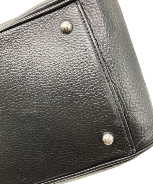 PELLE MORBIDA（ペッレモルビダ）PELLE MORBIDA (ペッレモルビダ) レザートートバッグ ブラックの古着・服飾アイテム