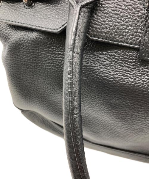 PELLE MORBIDA（ペッレモルビダ）PELLE MORBIDA (ペッレモルビダ) レザートートバッグ ブラックの古着・服飾アイテム