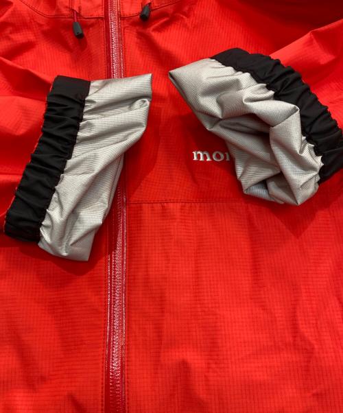 mont-bell（モンベル）mont-bell (モンベル) レインダンサー ジャケット レッド サイズ:Lの古着・服飾アイテム