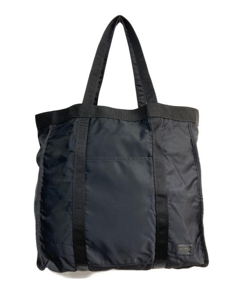 PORTER（ポーター）PORTER (ポーター) フレックス 折り畳みトートバッグ ブラックの古着・服飾アイテム