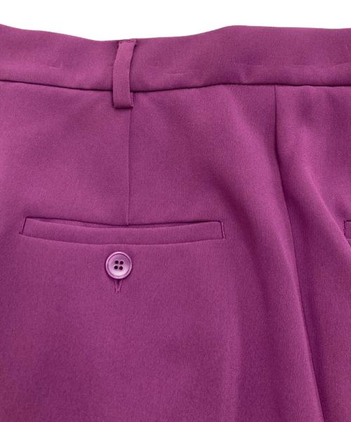 Max Mara WEEK END LINE（マックスマーラ ウイークエンドライン）MAX MARA WEEK END LINE (マックスマーラ ウイークエンドライン) センタープレスパンツ　23513606396 パープル サイズ:40 未使用品の古着・服飾アイテム