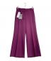 MAX MARA WEEK END LINE（マックスマーラ ウイークエンドライン）の古着「センタープレスパンツ　23513606396」｜パープル