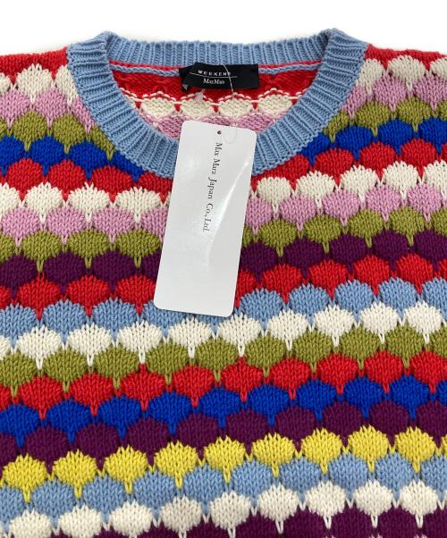 Max Mara WEEK END LINE（マックスマーラ ウイークエンドライン）MAX MARA WEEK END LINE (マックスマーラ ウイークエンドライン) 総柄ニット　2353661939 マルチカラー サイズ:M 未使用品の古着・服飾アイテム