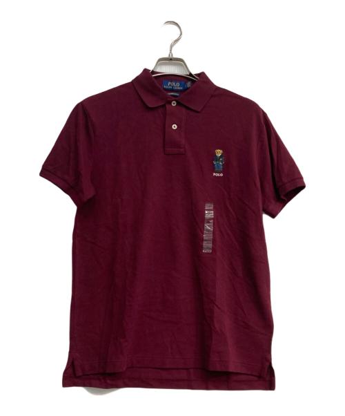 POLO RALPH LAUREN（ポロ・ラルフローレン）POLO RALPH LAUREN (ポロ・ラルフローレン) POLOベアポロシャツ ボルドー サイズ:S 未使用品の古着・服飾アイテム