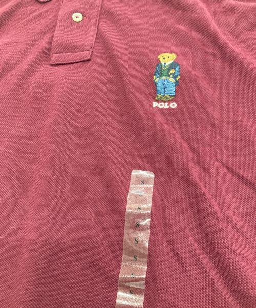 POLO RALPH LAUREN（ポロ・ラルフローレン）POLO RALPH LAUREN (ポロ・ラルフローレン) POLOベアポロシャツ ボルドー サイズ:S 未使用品の古着・服飾アイテム