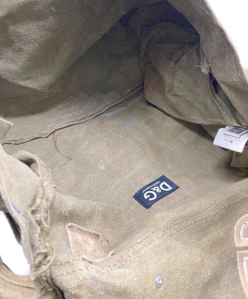 D&G（ディーアンドジー）D&G (ディーアンドジー) ヴィンテージデニムバッグ カーキ×インディゴの古着・服飾アイテム