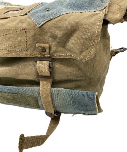 D&G（ディーアンドジー）D&G (ディーアンドジー) ヴィンテージデニムバッグ カーキ×インディゴの古着・服飾アイテム