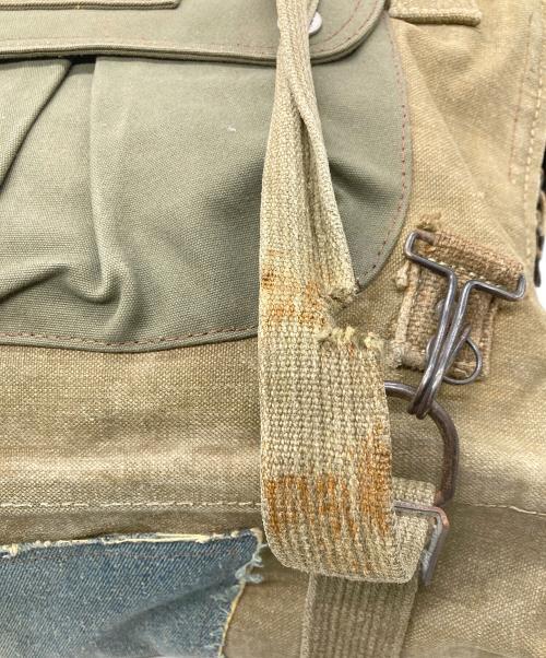 D&G（ディーアンドジー）D&G (ディーアンドジー) ヴィンテージデニムバッグ カーキ×インディゴの古着・服飾アイテム