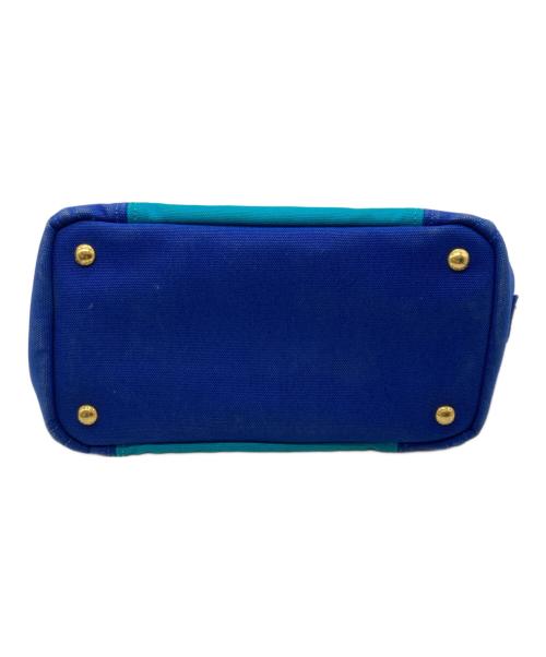 PRADA（プラダ）PRADA (プラダ) カナパ2WAYミニトートバッグ ブルーの古着・服飾アイテム