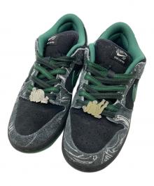 NIKE SB×There Skateboards（ナイキエスビー×ゼアスケートボード）の古着「DUNK LOW QS」｜グリーン×ブラック