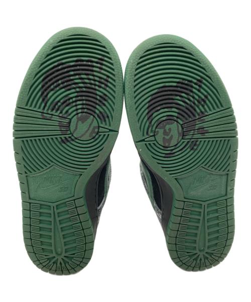 NIKE SB（ナイキエスビー）NIKE SB (ナイキエスビー) There Skateboards (ゼアスケートボード) DUNK LOW QS グリーン×ブラック サイズ:26cmの古着・服飾アイテム
