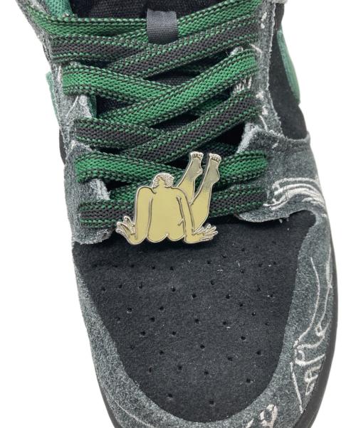 NIKE SB（ナイキエスビー）NIKE SB (ナイキエスビー) There Skateboards (ゼアスケートボード) DUNK LOW QS グリーン×ブラック サイズ:26cmの古着・服飾アイテム