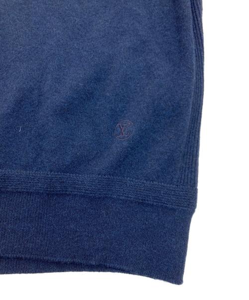 LOUIS VUITTON（ルイ ヴィトン）LOUIS VUITTON (ルイ ヴィトン) カシミヤロールネックセーター ネイビー サイズ:Lの古着・服飾アイテム