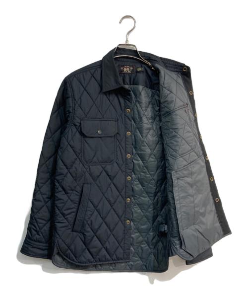 RRL（ダブルアールエル）RRL (ダブルアールエル) キルティングジャケット ブラック サイズ:Sの古着・服飾アイテム