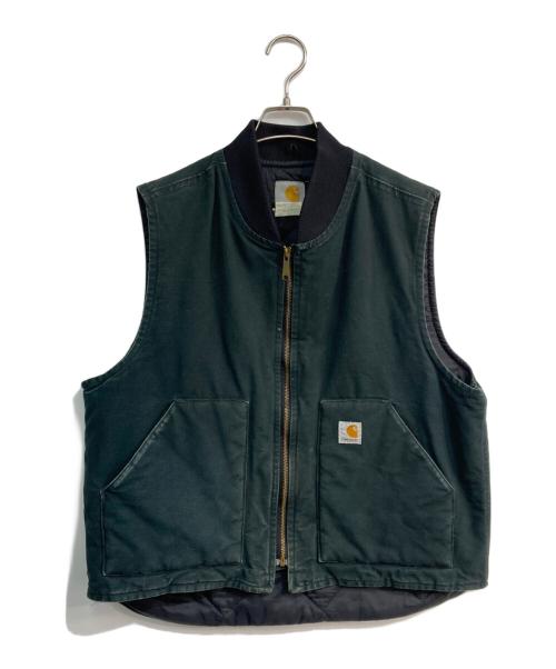 CarHartt（カーハート）CarHartt (カーハート) ダックベスト グリーン サイズ:Lの古着・服飾アイテム
