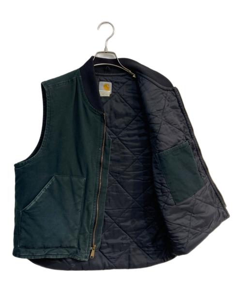 CarHartt（カーハート）CarHartt (カーハート) ダックベスト グリーン サイズ:Lの古着・服飾アイテム