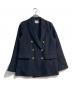 Demi-Luxe BEAMS（デミルクス ビームス）の古着「ドライギャバジン6ボタン ダブルジャケット」｜ネイビー