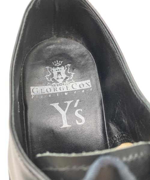 Y's（ワイズ）Y's (ワイズ) GEORGE COX (ジョージコックス) ポインテッドレザーシューズ ブラック サイズ: 5 1/2の古着・服飾アイテム