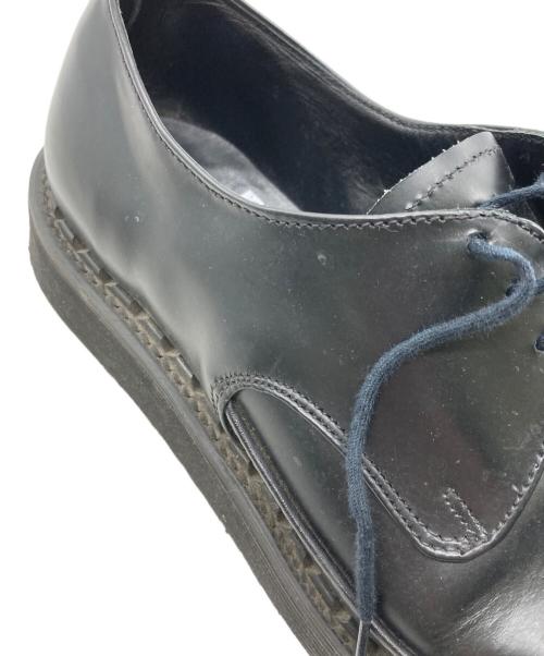 Y's（ワイズ）Y's (ワイズ) GEORGE COX (ジョージコックス) ポインテッドレザーシューズ ブラック サイズ: 5 1/2の古着・服飾アイテム