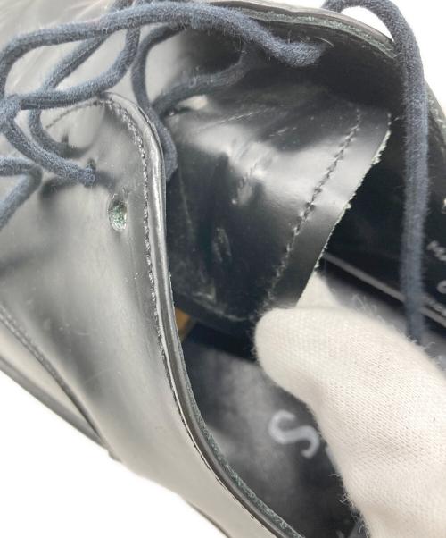 Y's（ワイズ）Y's (ワイズ) GEORGE COX (ジョージコックス) ポインテッドレザーシューズ ブラック サイズ: 5 1/2の古着・服飾アイテム