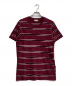 MARNIマルニ）の古着「ボーダーTシャツ」｜ボルドー