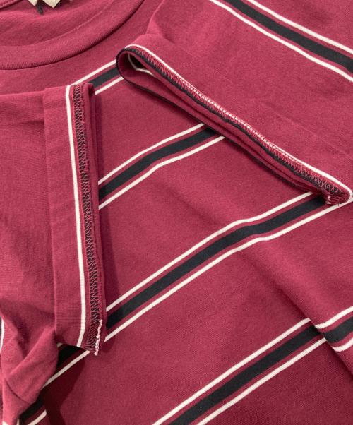 MARNI（マルニ）MARNI (マルニ) ボーダーTシャツ ボルドー サイズ:48の古着・服飾アイテム