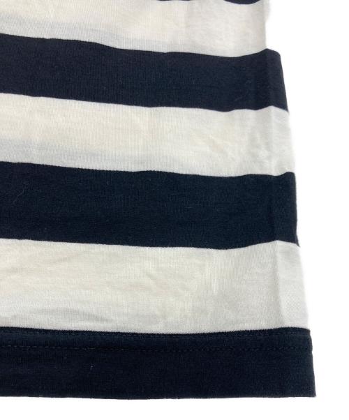 MARNI（マルニ）MARNI (マルニ) ボーダーTシャツ ホワイト×ブラック サイズ:48の古着・服飾アイテム
