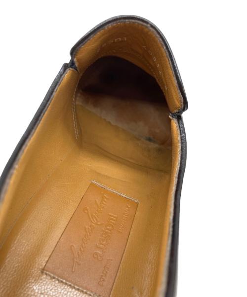 AMEDEO TESTONI（アメデオテストーニ）AMEDEO TESTONI (アメデオテストーニ) タッセルシューズ ブラウン サイズ:8の古着・服飾アイテム