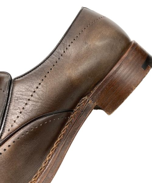 AMEDEO TESTONI（アメデオテストーニ）AMEDEO TESTONI (アメデオテストーニ) タッセルシューズ ブラウン サイズ:8の古着・服飾アイテム