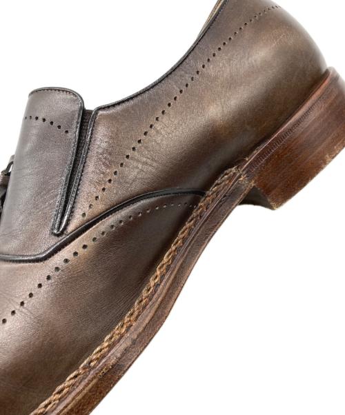 AMEDEO TESTONI（アメデオテストーニ）AMEDEO TESTONI (アメデオテストーニ) タッセルシューズ ブラウン サイズ:8の古着・服飾アイテム