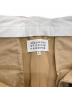 中古・古着 Maison Margiela (メゾンマルジェラ) センタープレスパンツ ベージュ サイズ:42：12000円