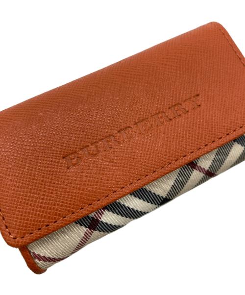 BURBERRY（バーバリー）BURBERRY (バーバリー) 4連ノヴァチェックキーケース ブラウンの古着・服飾アイテム