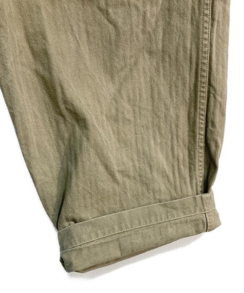 WAREHOUSE（ウエアハウス）WAREHOUSE (ウエアハウス) USMC HERRINGBONE MONKEY PANTS カーキ サイズ:36の古着・服飾アイテム