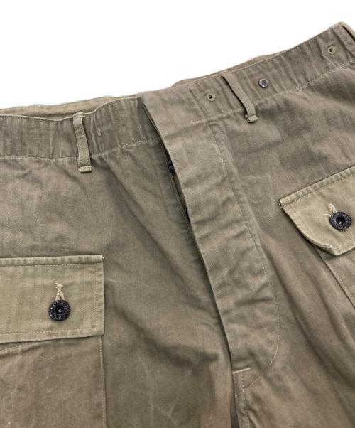 WAREHOUSE（ウエアハウス）WAREHOUSE (ウエアハウス) USMC HERRINGBONE MONKEY PANTS カーキ サイズ:36の古着・服飾アイテム