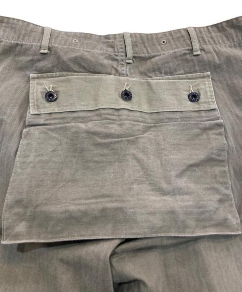 WAREHOUSE（ウエアハウス）WAREHOUSE (ウエアハウス) USMC HERRINGBONE MONKEY PANTS カーキ サイズ:36の古着・服飾アイテム