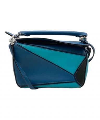 B*・様 未使用【LOEWE】ロエベ パズル レザーポーチ(ペパーミントブルー) B*・様 未使用【LOEWE】ロエベ パズル レザーポーチ(ペパーミント