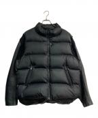UNDERCOVERアンダーカバー）の古着「LEATHER SLEEVE DOWN JACKET」｜ブラック