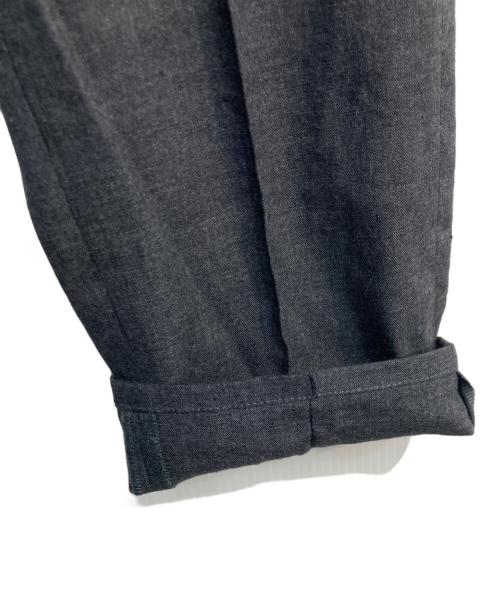 giab's ARCHIVIO（ジャブス アルキヴィオ）giab's ARCHIVIO (ジャブス アルキヴィオ) MASACCIO M1 リネンパンツ グレー サイズ:48の古着・服飾アイテム