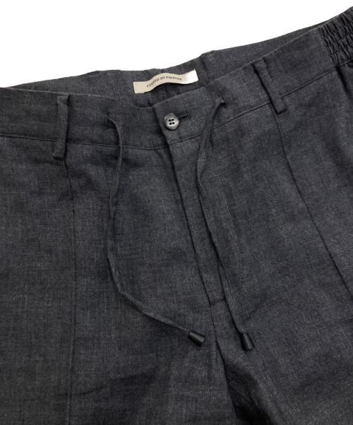 giab's ARCHIVIO（ジャブス アルキヴィオ）giab's ARCHIVIO (ジャブス アルキヴィオ) MASACCIO M1 リネンパンツ グレー サイズ:48の古着・服飾アイテム