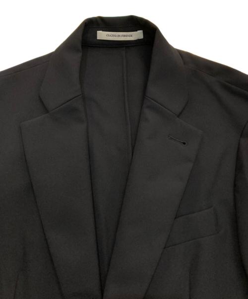 giab's ARCHIVIO（ジャブス アルキヴィオ）giab's ARCHIVIO (ジャブス アルキヴィオ) STROZZI テーラードジャケット ブラック サイズ:48の古着・服飾アイテム