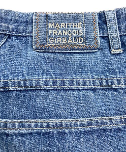 MARITHE+FRANCOIS GIRBAUD（マリテフランソワジルボー）MARITHE+FRANCOIS GIRBAUD (マリテフランソワジルボー) デニムハーフパンツ ブルー サイズ:81cm (W32)の古着・服飾アイテム