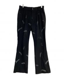 BED J.W. FORD（ベッドフォード）の古着「フレアスラックス」｜ブラック