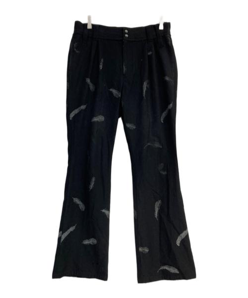 BED J.W. FORD（ベッドフォード）BED J.W. FORD (ベッドフォード) フレアスラックス ブラック サイズ:2の古着・服飾アイテム