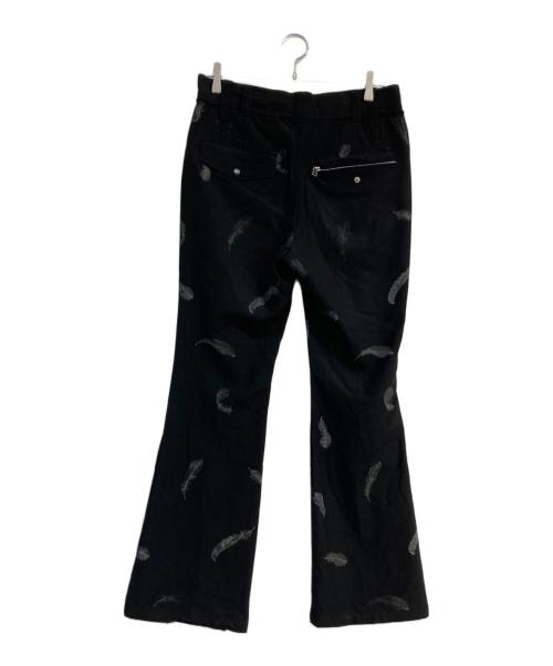 BED J.W. FORD（ベッドフォード）BED J.W. FORD (ベッドフォード) フレアスラックス ブラック サイズ:2の古着・服飾アイテム